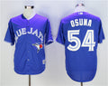 Custom Fan-Made Roberto Osuna Toronto Blue Jays #54 Blue Baseball Jersey