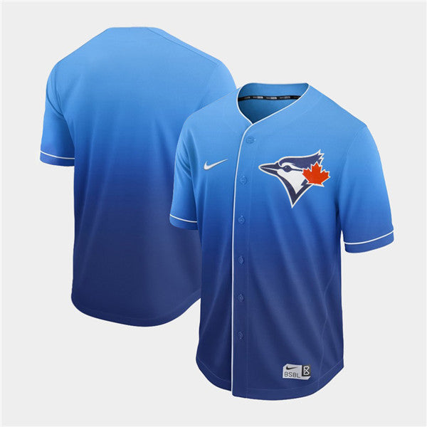 Custom Fan-Made Royal Toronto Blue Jays Baseball Jersey Toronto Blue Jays Blue Baseball Jersey