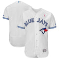 Custom Fan-Made White 2018 Toronto Blue Jays Baseball Jersey Toronto Blue Jays Blue 2018 Baseball Jersey