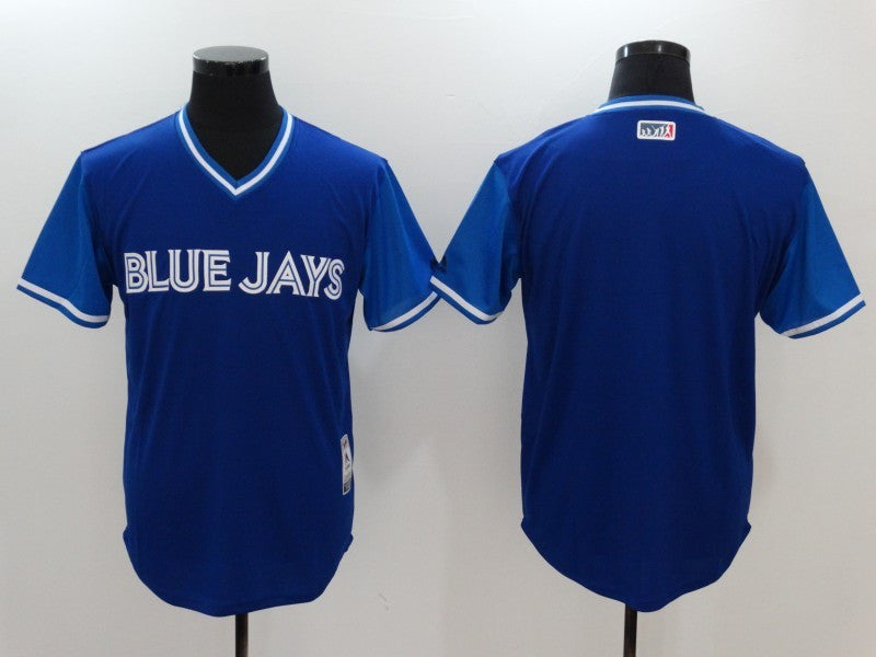 Custom Fan-Made Navy 2017 Toronto Blue Jays Baseball Jersey Toronto Blue Jays Blue 2017 Baseball Jersey