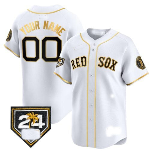 Custom B.Red Sox Spring Training Patch Vapor Premier Limited篓C Stitched Baseball Jerseys