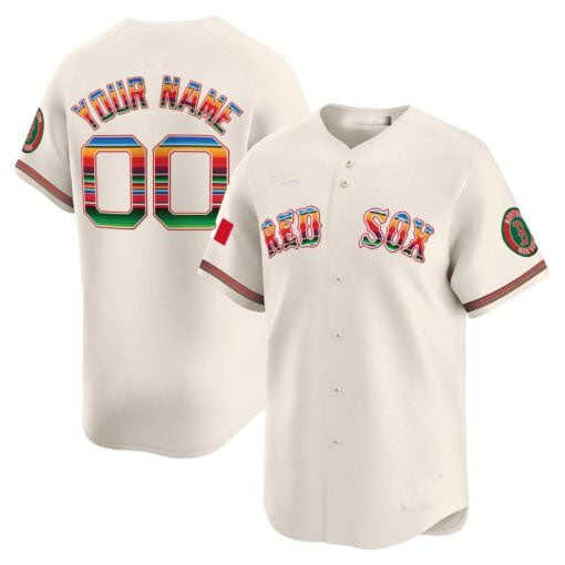 Custom B.Red Sox Mexico Vapor Premier Limited篓C All Stitched Baseball Jerseys