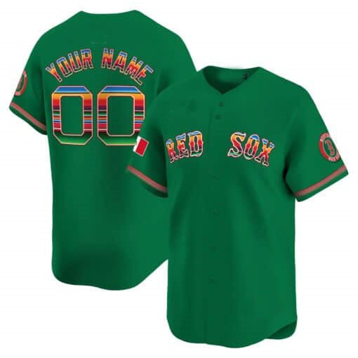 Custom B.Red Sox Mexico Vapor Premier Limited篓C All Stitched Baseball Jerseys