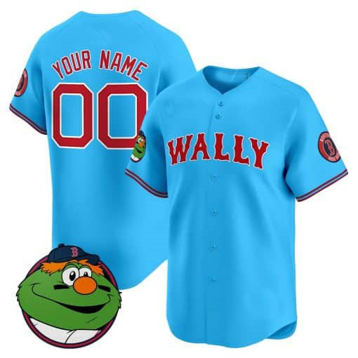 Custom red baseball jersey front view | GameDay Jerseys
