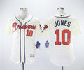 Custom Fan-Made Chipper Jones Atlanta Braves #10 Baseball Jersey
