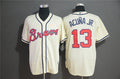 Custom Fan-Made Ronald Acuna Jr Atlanta Braves #13 Baseball Jersey