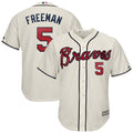 Custom Fan-Made Freddie Freeman Atlanta Braves #5 Baseball Jersey