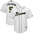 Custom Fan-Made Freddie Freeman Atlanta Braves #5 White 2018 Baseball Jersey