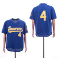 Custom Fan-Made Paul Molitor Milwaukee Brewers #4 Throwback Baseball Jersey