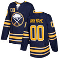 Custom Navy BUF Hockey Shirt Top