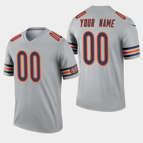Custom silver football jersey | GameDay Jerseys