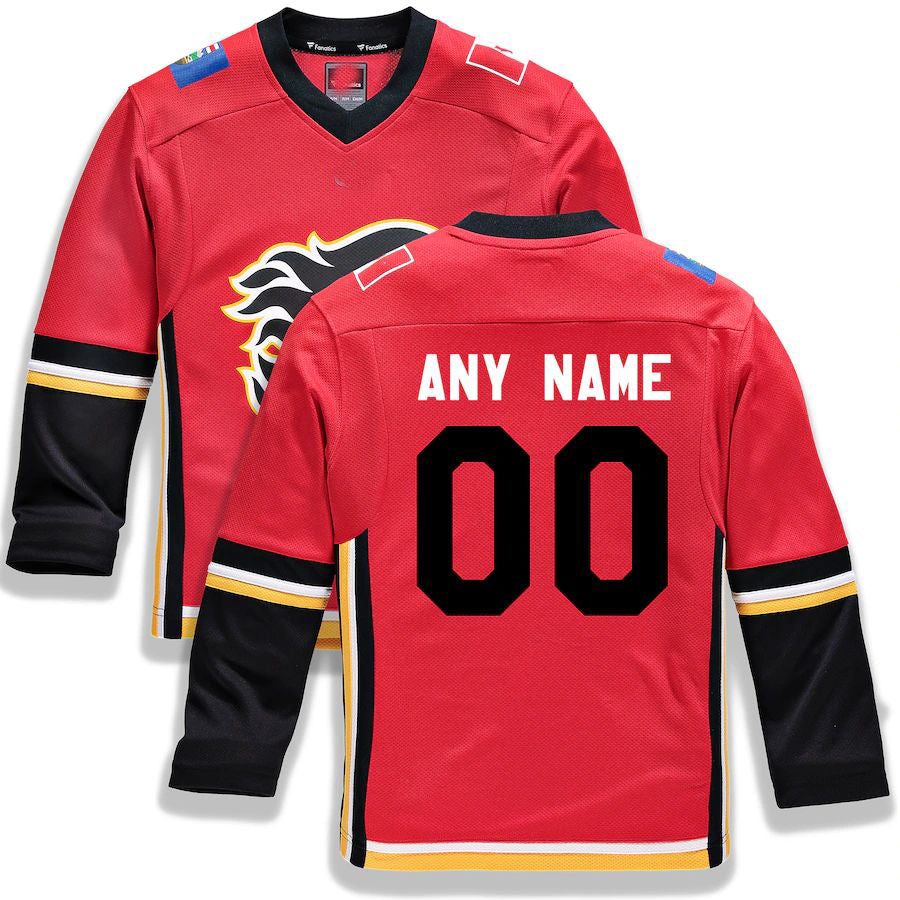 Custom red hockey jersey | GameDay Jerseys