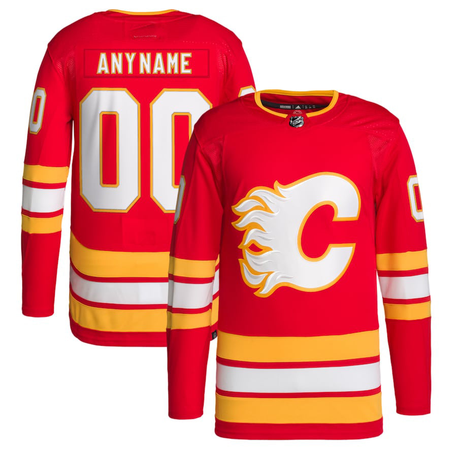 Custom red hockey jersey #21 | GameDay Jerseys