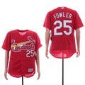 Custom Fan-Made Dexter Fowler St. Louis Cardinals #25 Red Baseball Jersey
