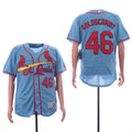 Custom Fan-Made Paul Goldschmidt St. Louis Cardinals #46 Blue Baseball Jersey