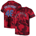 Custom Fan-Made Paul Goldschmidt Camo St. Louis Cardinals #46 Red Baseball Jersey