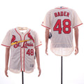 Custom Fan-Made Harrison Bader St. Louis Cardinals #48 Baseball Jersey