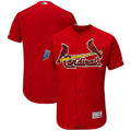 Custom Fan-Made Spring Training Red 2018 St. Louis Cardinals Baseball Jersey St. Louis Cardinals Red 2018 Baseball Jersey