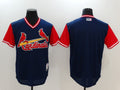 Custom Fan-Made Navy 2017 St. Louis Cardinals Baseball Jersey St. Louis Cardinals Navy 2017 Baseball Jersey