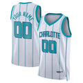 Custom C.Hornets Jordan Brand Unisex 2022-23 Swingman Jersey White Association Edition American Stitched Basketball Jersey