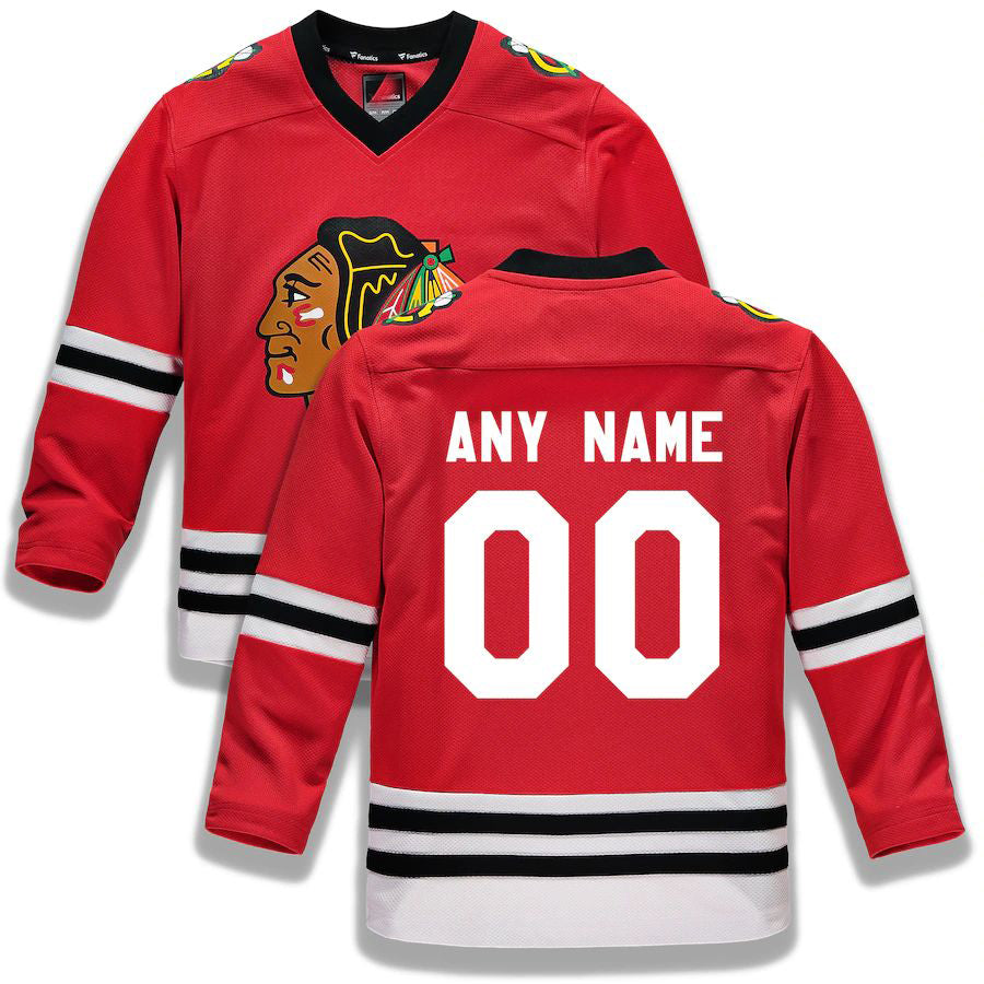 Custom red hockey jersey | GameDay Jerseys