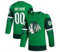 Custom Green 2023 CHI Hockey Shirt Top