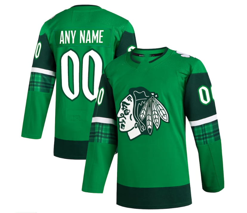 Custom green hockey jersey | GameDay Jerseys