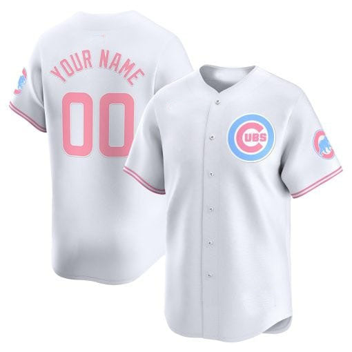 Custom C.Cubs Bubblegum Pink Vapor Premier Limited篓C Stitched Baseball Jerseys