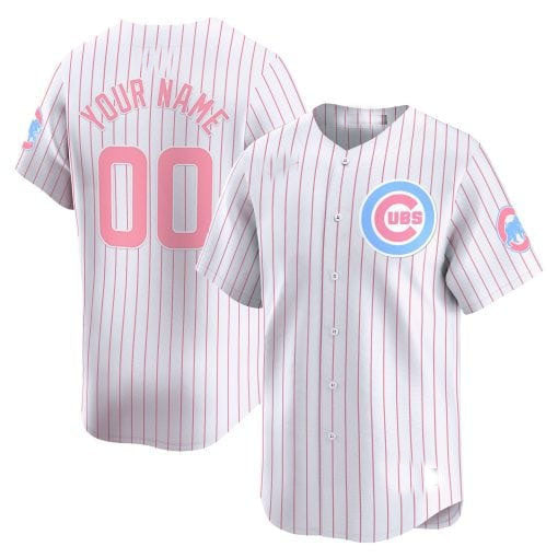 Custom C.Cubs Bubblegum Pink Vapor Premier Limited篓C Stitched Baseball Jerseys