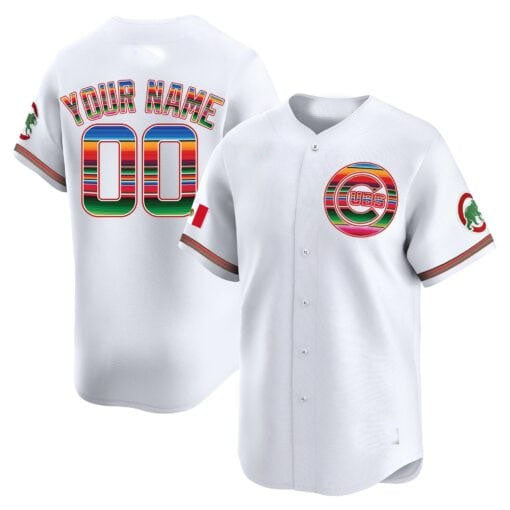 Custom C.Cubs Mexico Vapor Premier Limited篓C All Stitched Baseball Jerseys