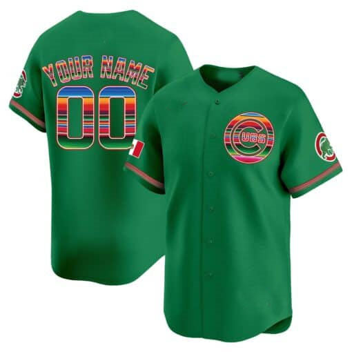 Custom C.Cubs Mexico Vapor Premier Limited篓C All Stitched Baseball Jerseys