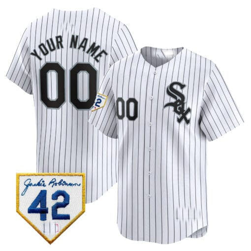Custom white baseball jersey full view | GameDay Jerseys
