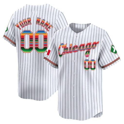 Custom white baseball jersey full view | GameDay Jerseys