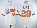 Custom Fan-Made Seth Beer Clemson Tigers #28 White Baseball Jersey