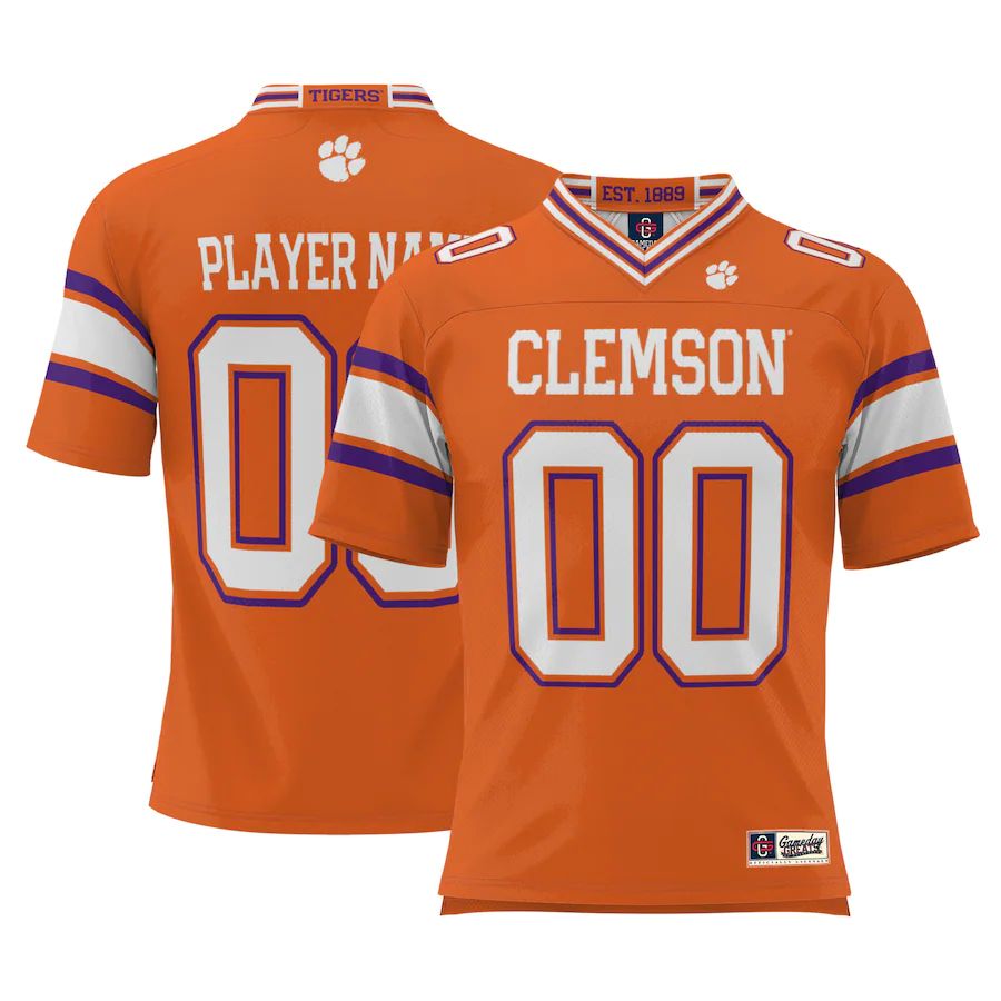 Custom orange football jersey | GameDay Jerseys