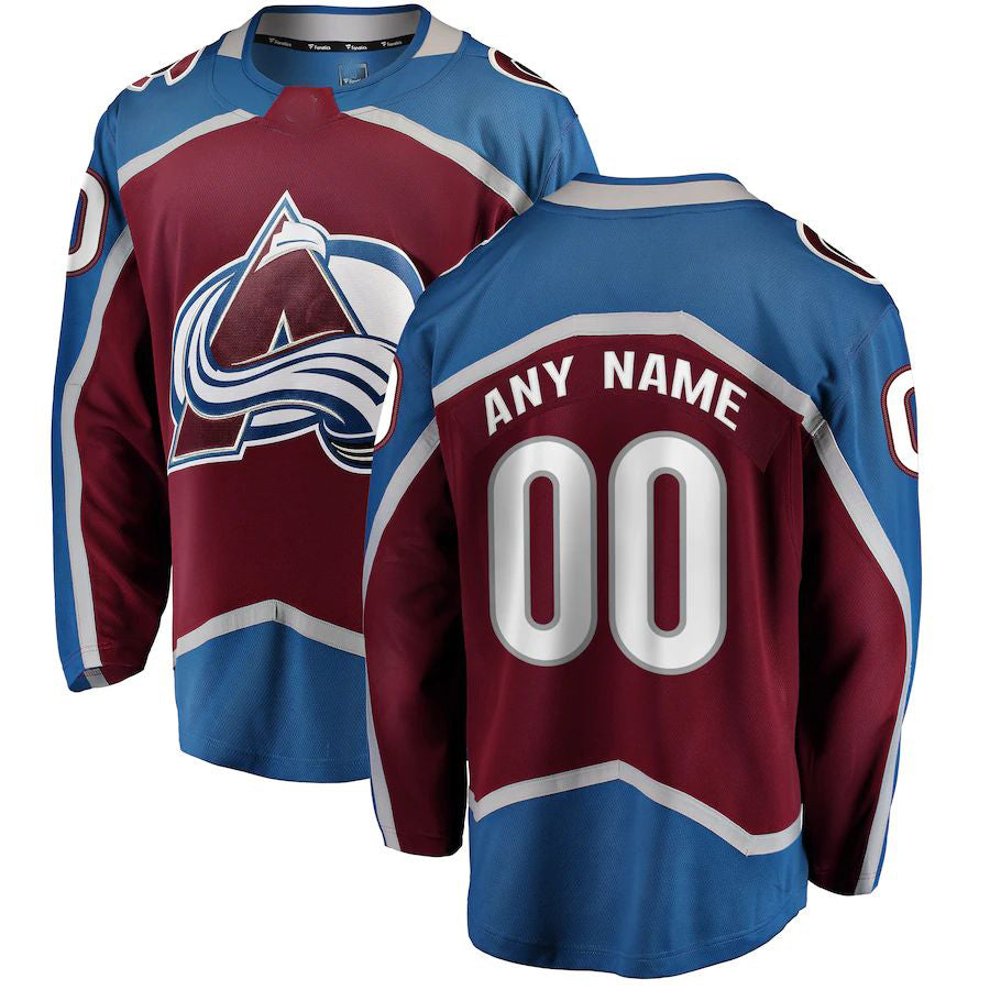 Custom burgundy hockey jersey | GameDay Jerseys