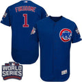 Custom Fan-Made Kosuke Fukudome Bound Chicago Cubs #1 Blue 2016 Baseball Jersey