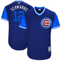 Custom Fan-Made Kyle Schwarber Schwarbs Chicago Cubs #12 2017 Baseball Jersey