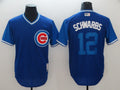 Custom Fan-Made Kyle Schwarber Schwarbs Chicago Cubs #12 2018 Baseball Jersey