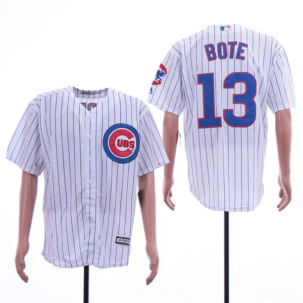 Custom Fan-Made Starlin Castro Chicago Cubs #13 White Baseball Jersey