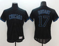 Custom Fan-Made Kris Bryant Chicago Cubs #17 Black Baseball Jersey