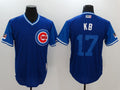 Custom Fan-Made Kris Bryant KB Chicago Cubs #17 2018 Baseball Jersey