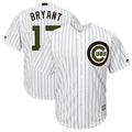 Custom Fan-Made Kris Bryant Chicago Cubs #17 White 2018 Baseball Jersey