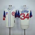 Custom Fan-Made Jon Lester Chicago Cubs #34 Baseball Jersey