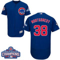 Custom Fan-Made Mike Montgomery Chicago Cubs #38 Blue 2016 Baseball Jersey