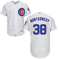 Custom Fan-Made Mike Montgomery Chicago Cubs #38 White Baseball Jersey