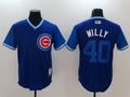 Custom Fan-Made Willson Contreras Willy Chicago Cubs #40 2017 Baseball Jersey
