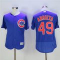 Custom Fan-Made Jake Arrieta Chicago Cubs #49 Baseball Jersey