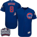 Custom Fan-Made Andre Dawson Bound Chicago Cubs #8 Blue 2016 Baseball Jersey