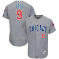 Custom Fan-Made Javier Baez Chicago Cubs #9 Grey Baseball Jersey